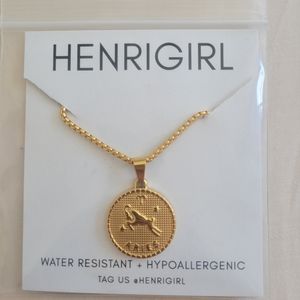 Zodiac Aries Coin Necklace